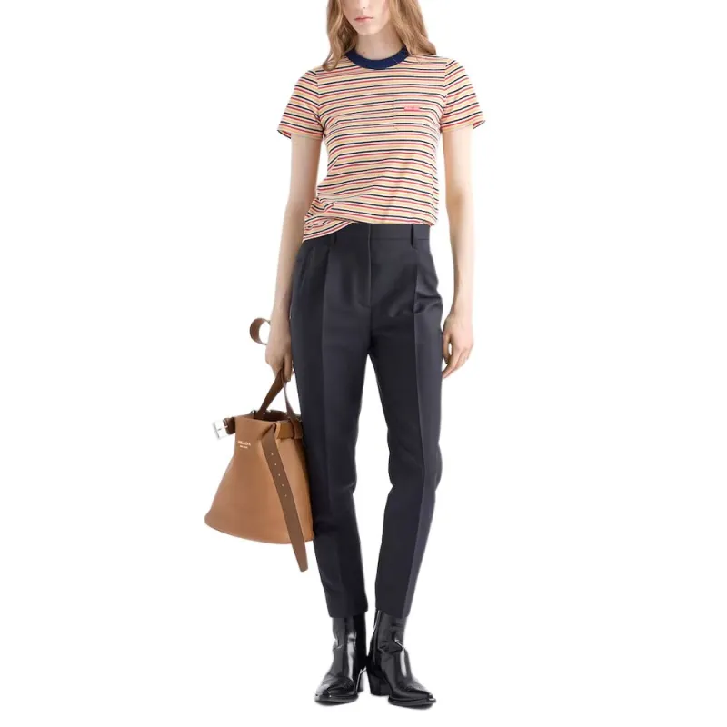 PRADA T Shirt Women's Pomegranate Yellow-1