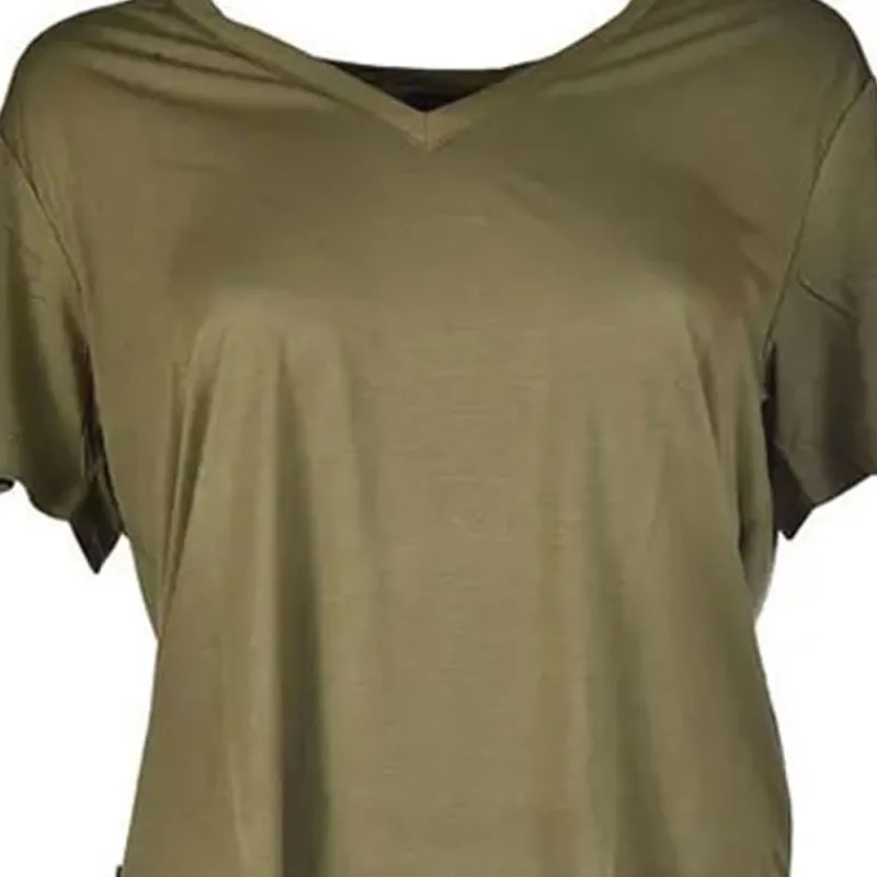 Polo Ralph Lauren Drop Shoulder Sleeve T Shirt Women's Green-2