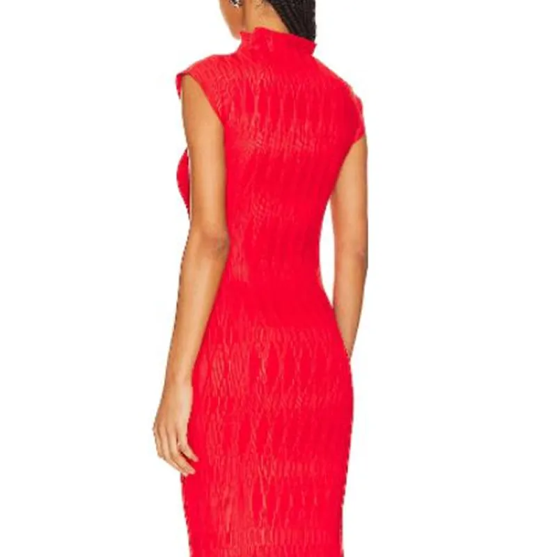 VERONICA BEARD Sleeveless Dress Women's Flame Red-4
