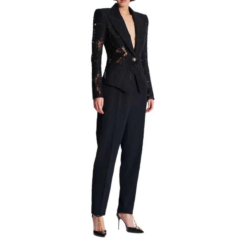BALMAIN Jackets & Coats Women's Black-4