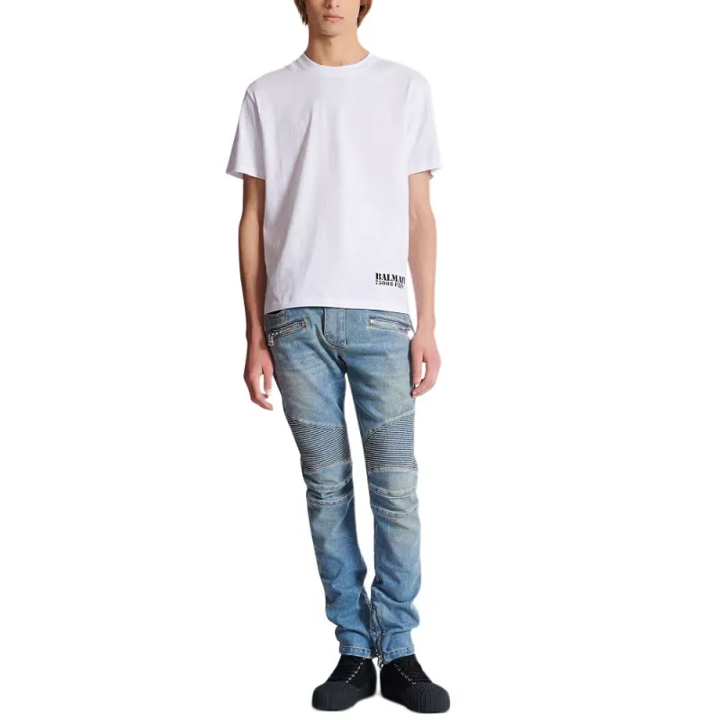 BALMAIN Jeans Men Blue-2