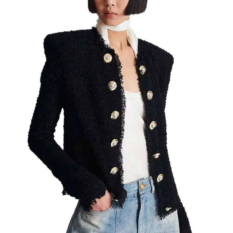 BALMAIN Tweed Jacket-5