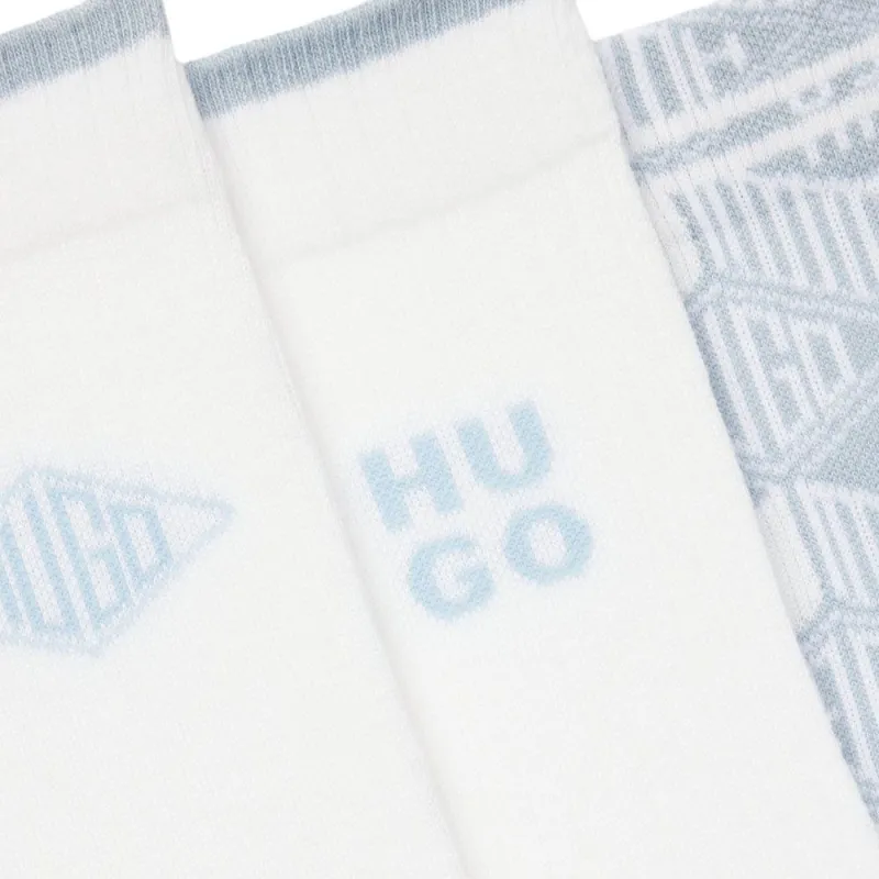 HUGO BOSS Mid Calf Socks Men's 3 Pack-1