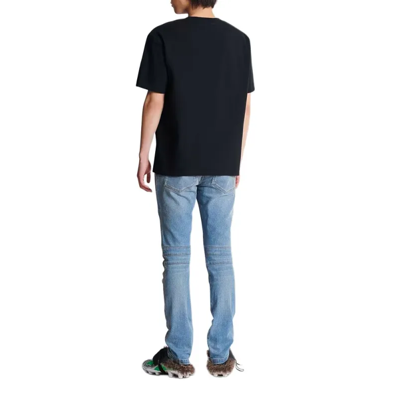 BALMAIN Logo print T shirt-4