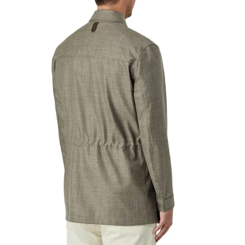 CANALI Jackets & Coats Men's Khaki-3