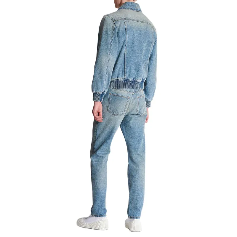 BALMAIN SS25 Jackets & Coats Men's Blue-4