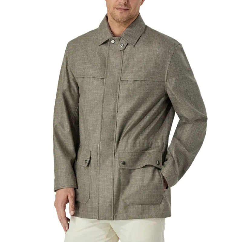 CANALI Jackets & Coats Men's Khaki-2