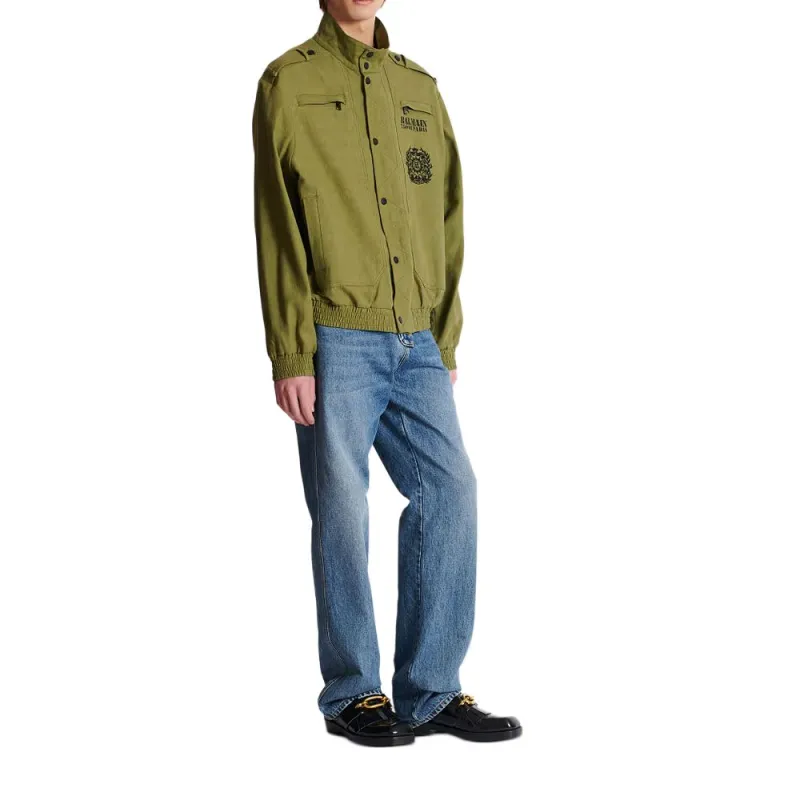BALMAIN Logo print Jacket-4