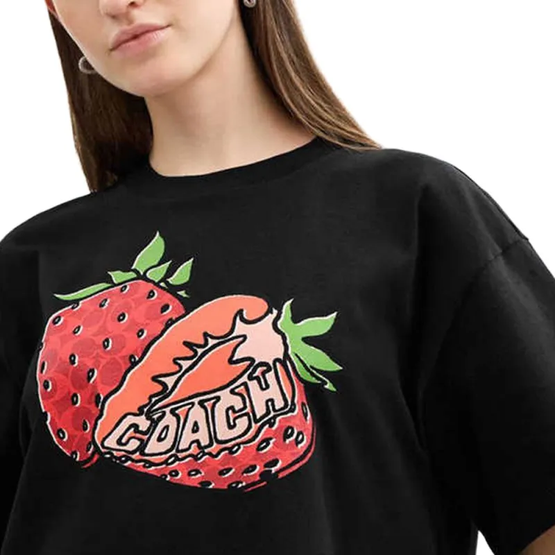COACH T Shirts Women's Black-3
