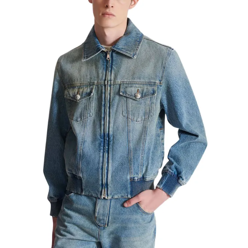 BALMAIN SS25 Jackets & Coats Men's Blue-3