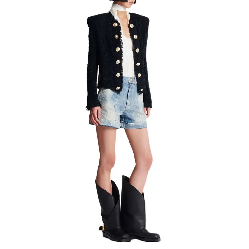 BALMAIN Tweed Jacket-4