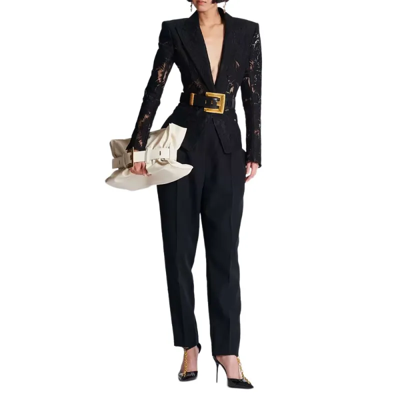 BALMAIN Jackets & Coats Women's Black-1