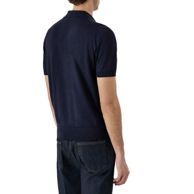 Canali Polo collar T shirt-2