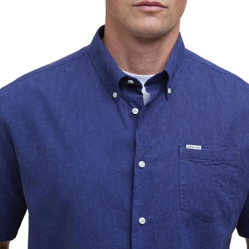 BARBOUR Shirts Men Indigo-4