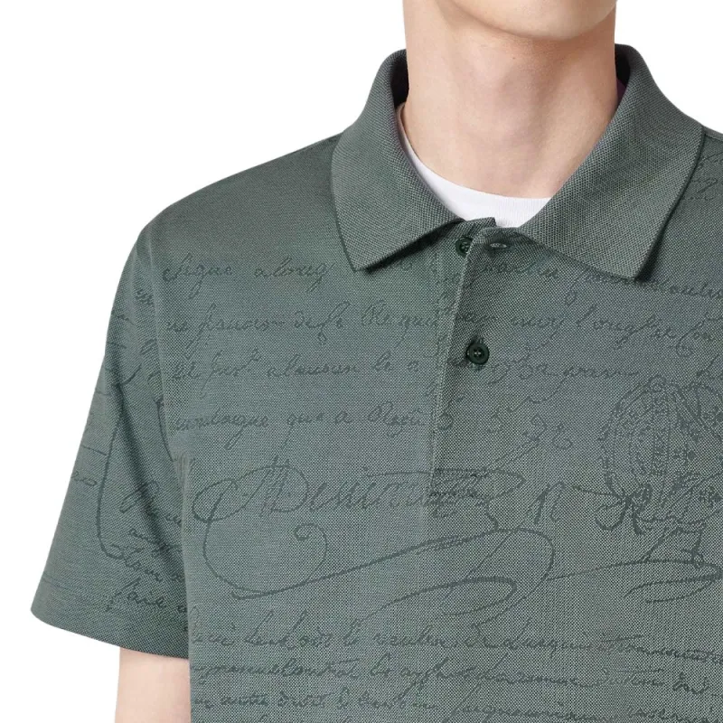 BERLUTI Polo Shirts Men Green-4
