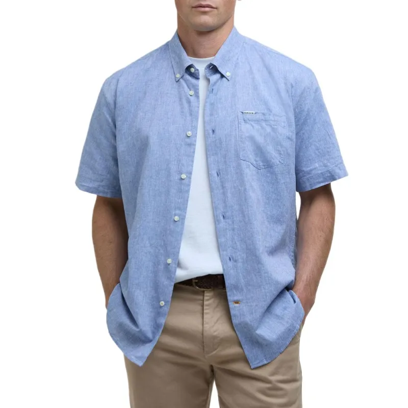 BARBOUR Shirt Men's Classic Blue-2
