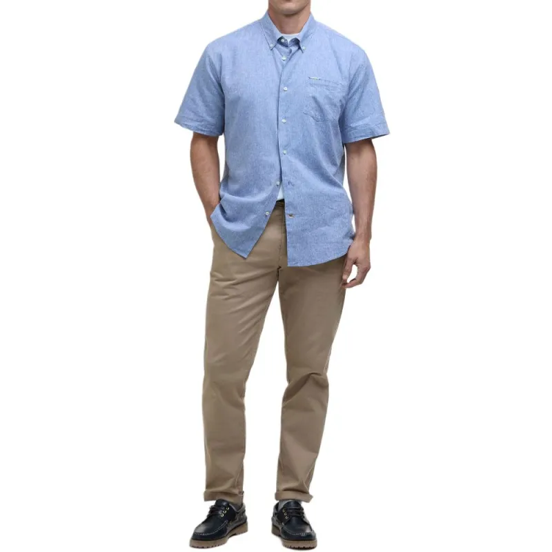BARBOUR Shirt Men's Classic Blue-1