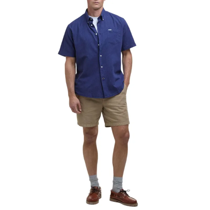 BARBOUR Shirts Men Indigo-1