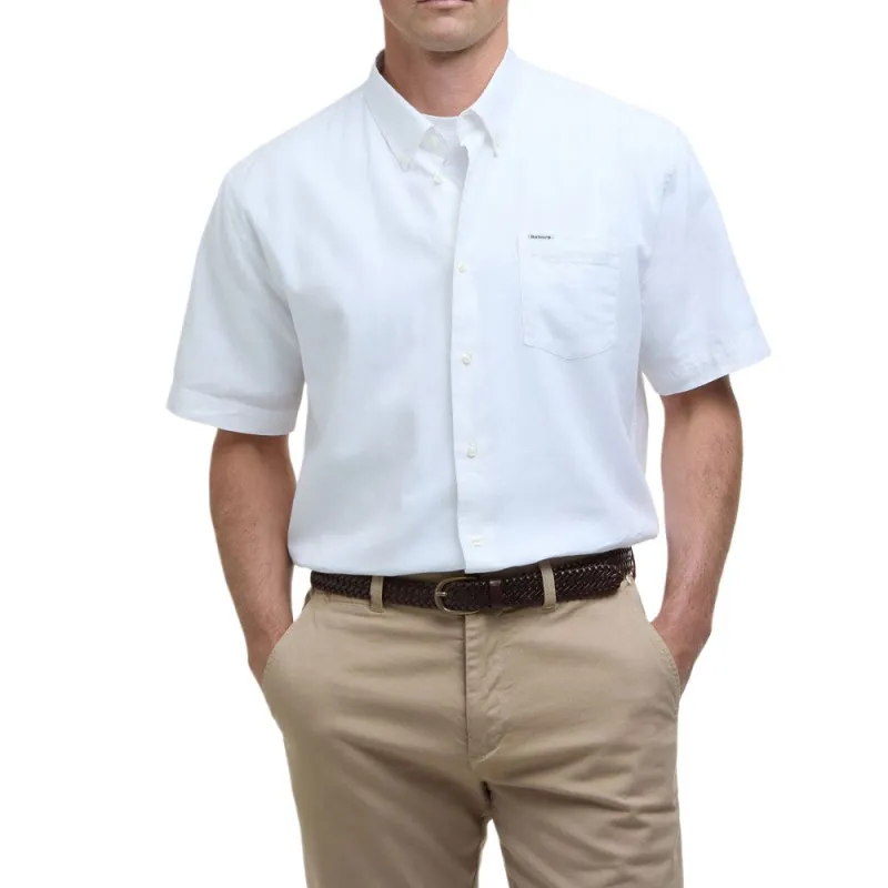 BARBOUR Shirt Men's Classic White-2