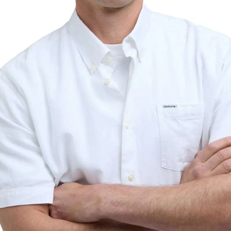 BARBOUR Shirt Men's Classic White-4