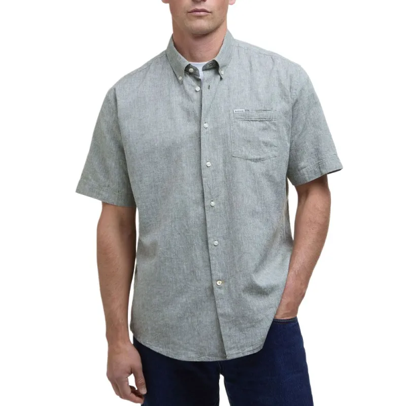 BARBOUR Shirts Men Olive-2