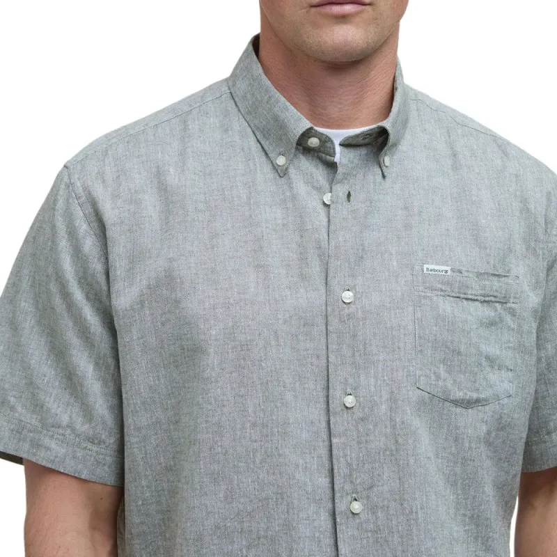 BARBOUR Shirts Men Olive-4