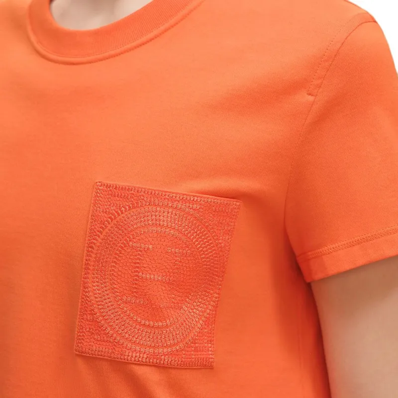 HERMES SS25 T Shirt Women's Orange-4