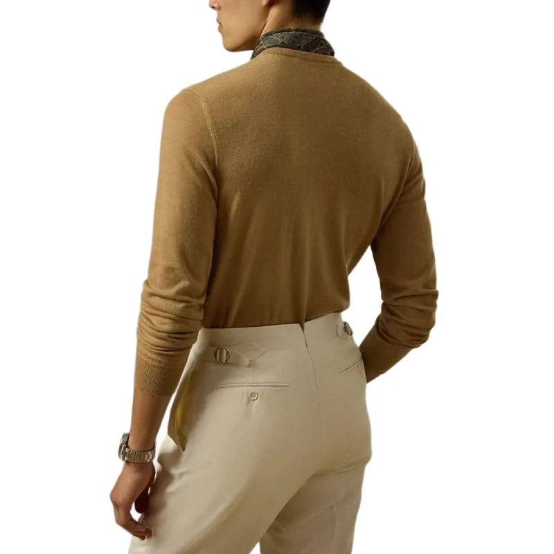 Ralph Lauren Purple Label Cashmere Sweater Men's Camel-2