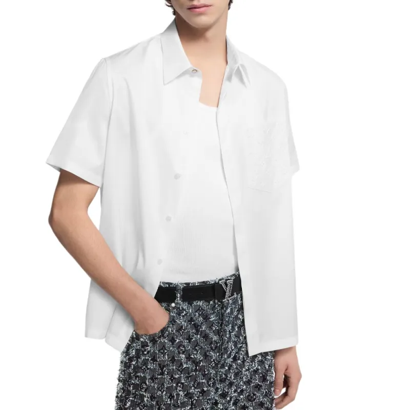 LOUIS VUITTON Monogram Pocket Short Sleeved Shirt-2