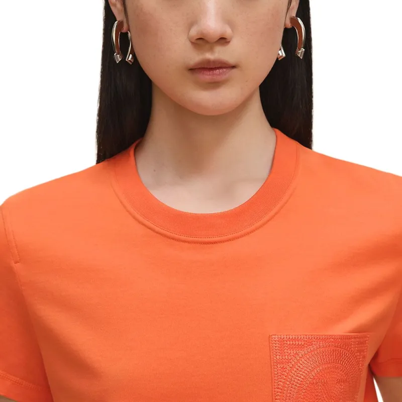 HERMES SS25 T Shirt Women's Orange-3