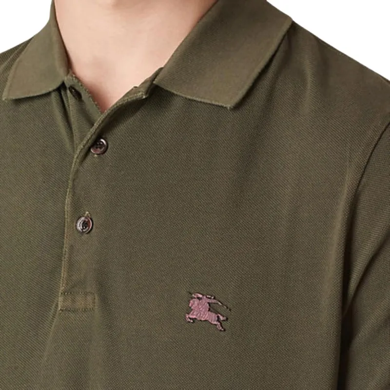 Burberry Polo Shirt Men's Green-2
