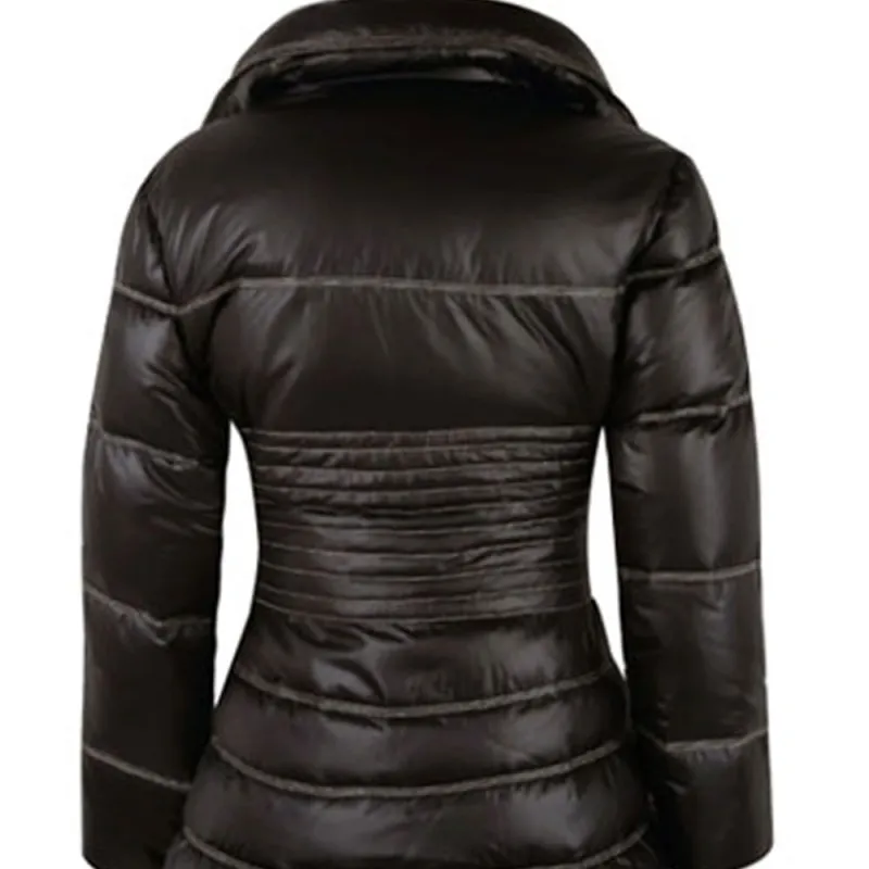VERSACE Down Jacket Women's Black-4
