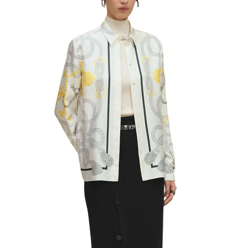 HERMES FW25 Shirt Women's White-3