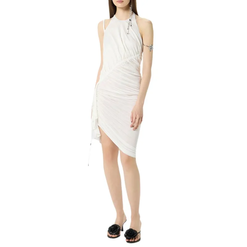 Blumarine Sleeveless Dress Women's White-2