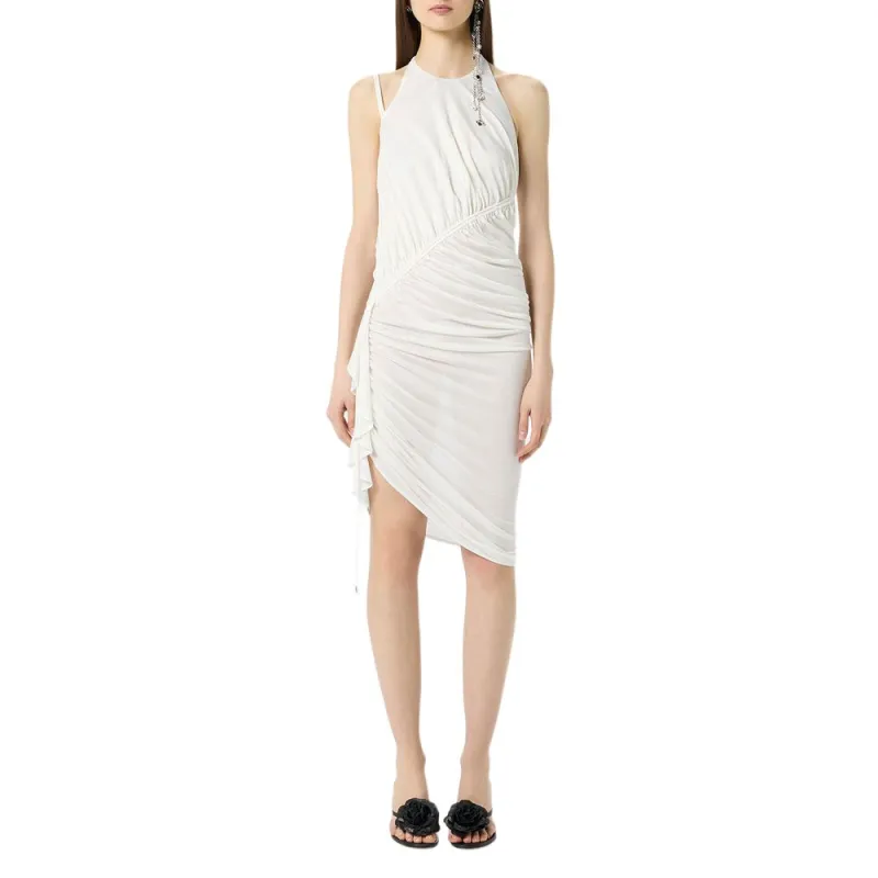Blumarine Sleeveless Dress Women's White-1
