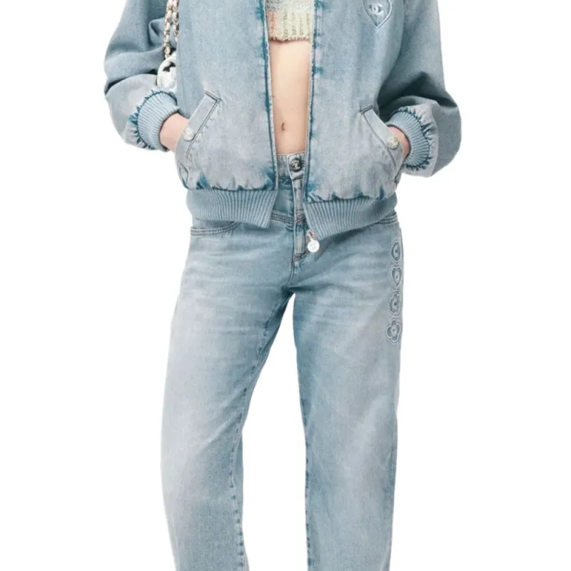 CHANEL Jeans Women's Light Blue-2