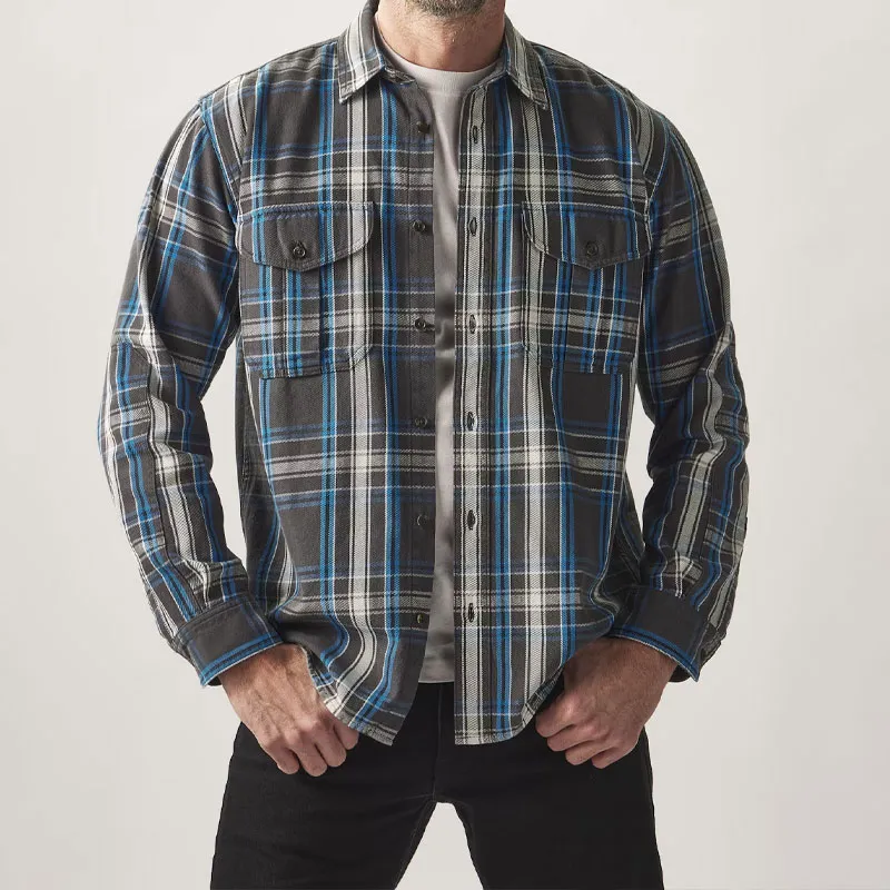 Filson Shirts Men Faded Black-4