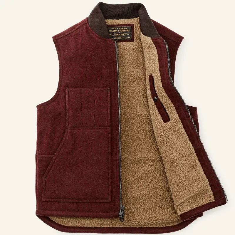 Filson Vests Men Deep Red-2
