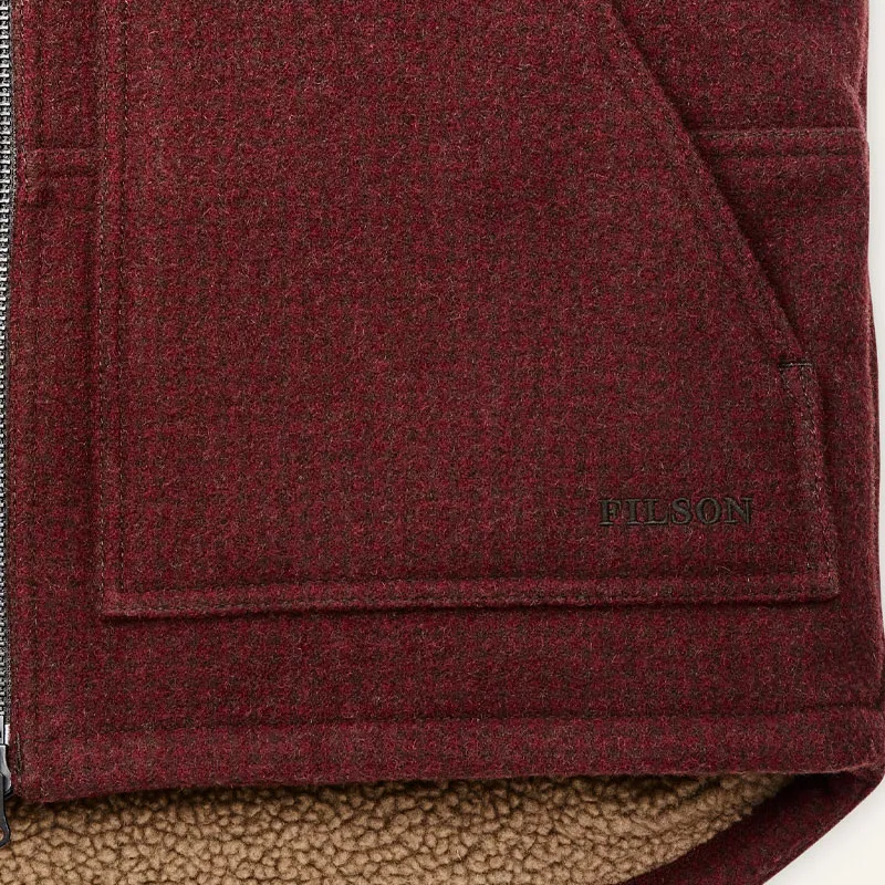 Filson Vests Men Deep Red-3