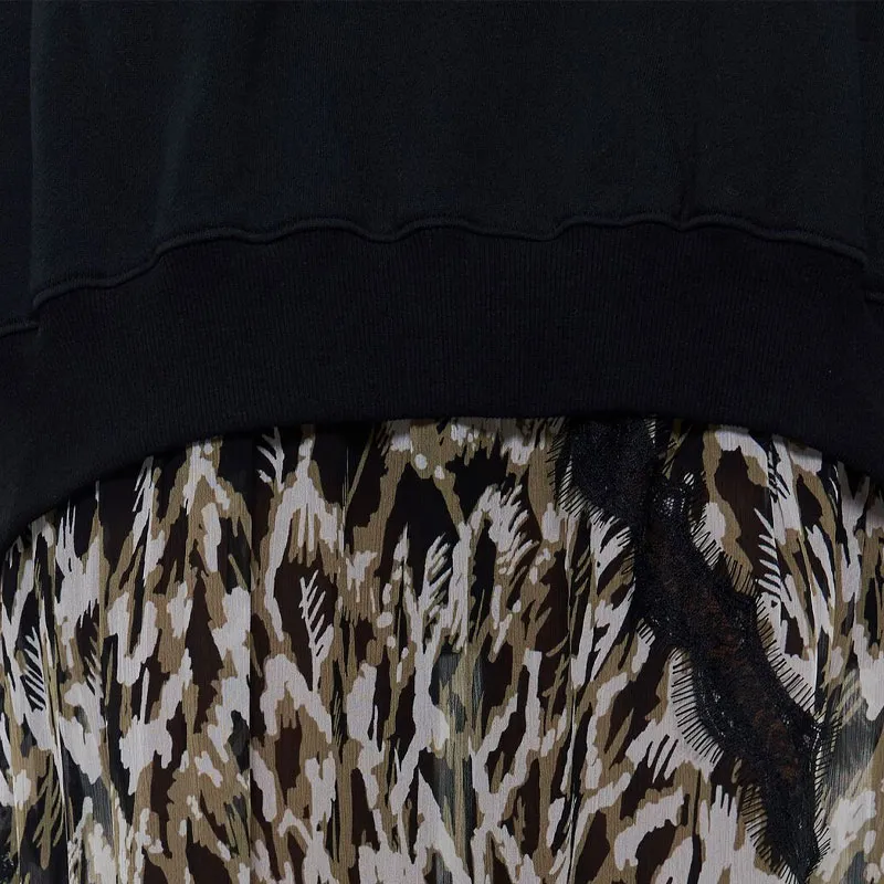 Bimba Y Lola Plumancha print Sweatshirt Dress-5