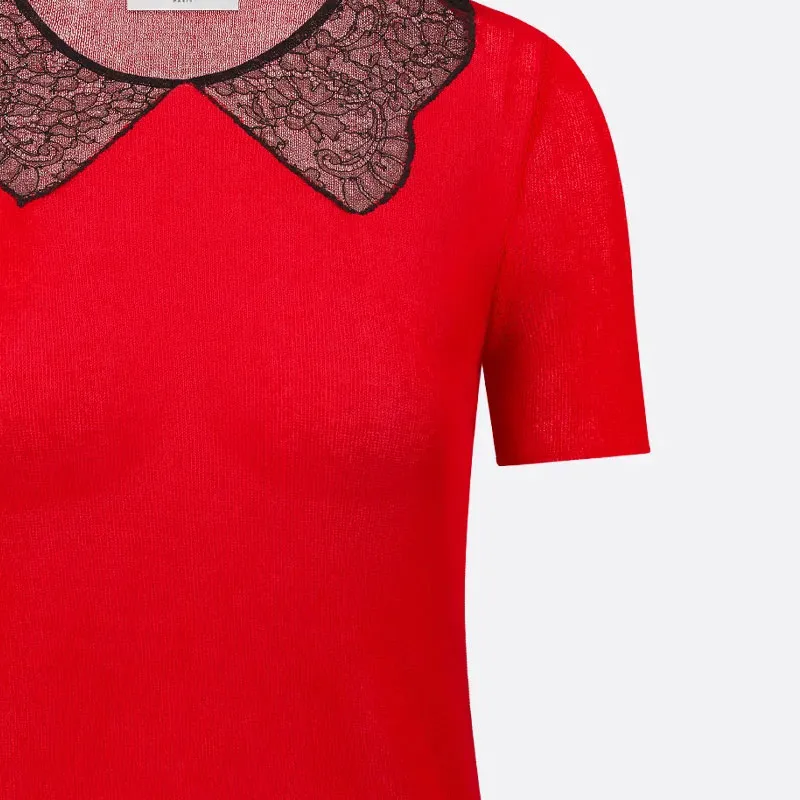 DIOR Dioramou Collection SS24 Knitwear Women's Red-4