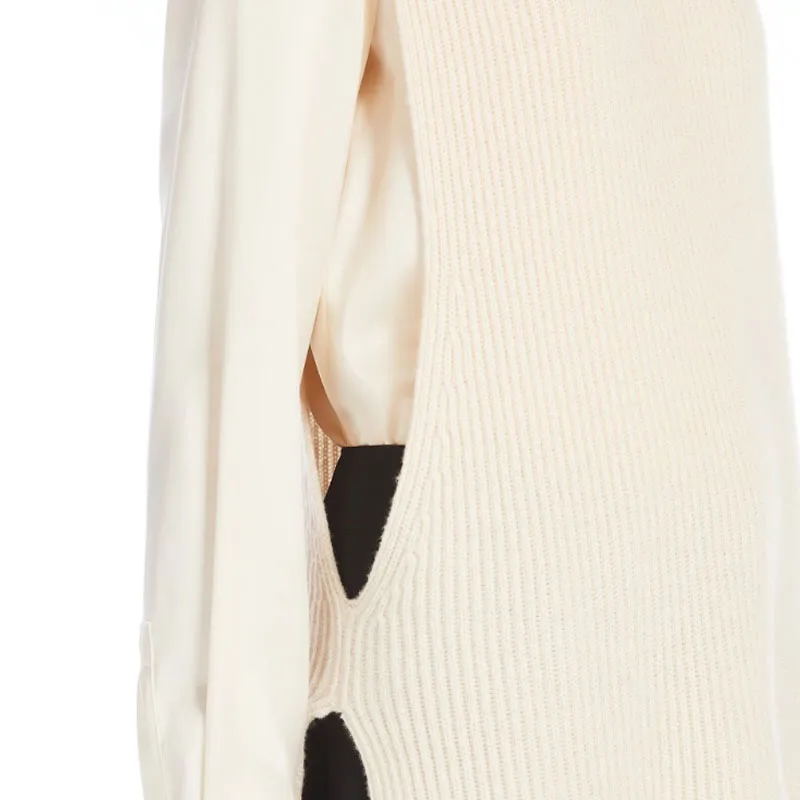 MaxMara Studio Tank Tops Women's White Matte-4
