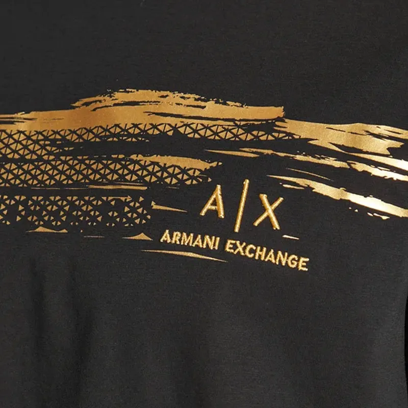 ARMANI EXCHANGE T Shirts Men Black-4