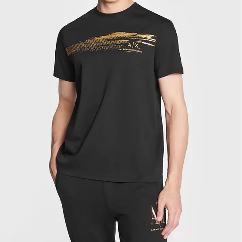 ARMANI EXCHANGE T Shirts Men Black-2