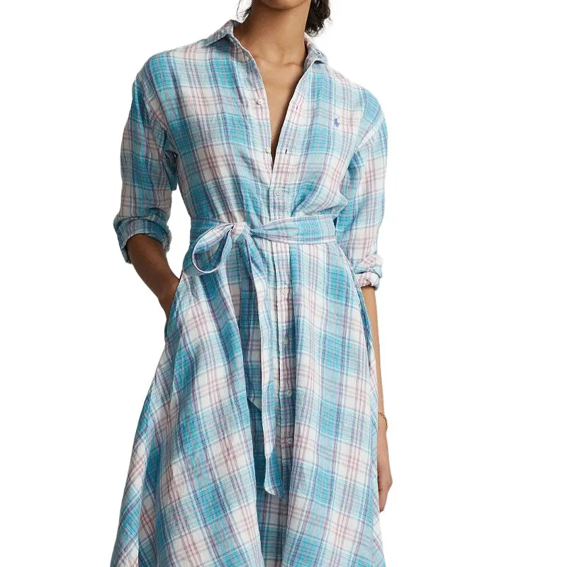 Polo Ralph Lauren Long Sleeved Dresses Women's Blue-2