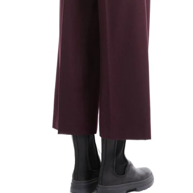 MaxMara Studio Casual Pants Women's Purple-5