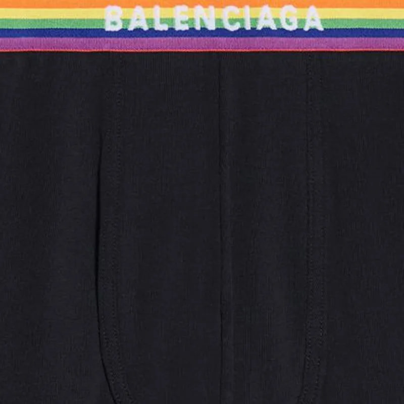 Balenciaga Underpants Regular Fit Men's Black-3
