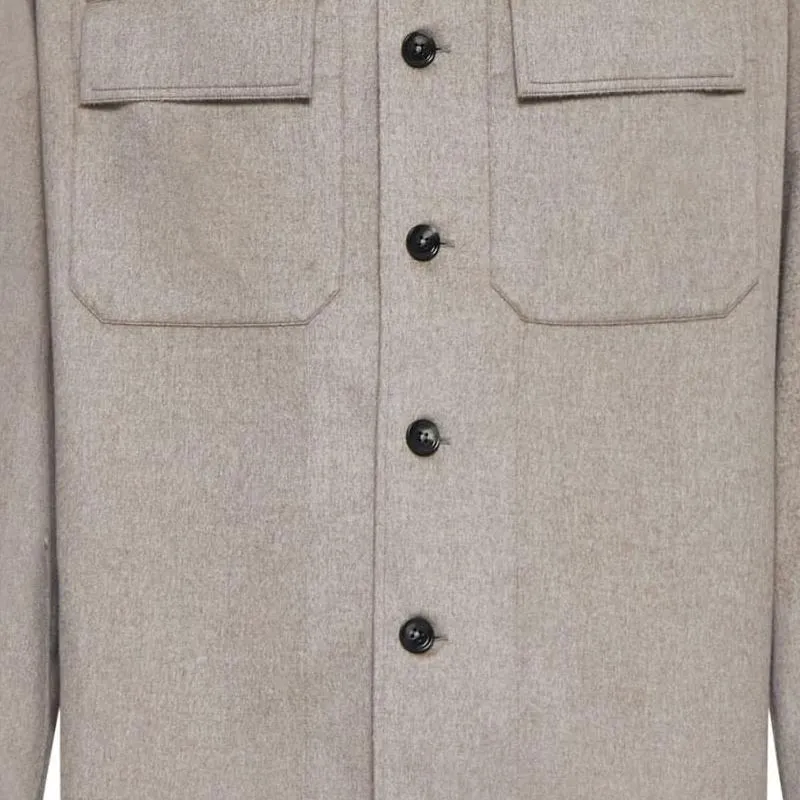 Ermenegildo Zegna Long Sleeved Buttoned Overshirt-5