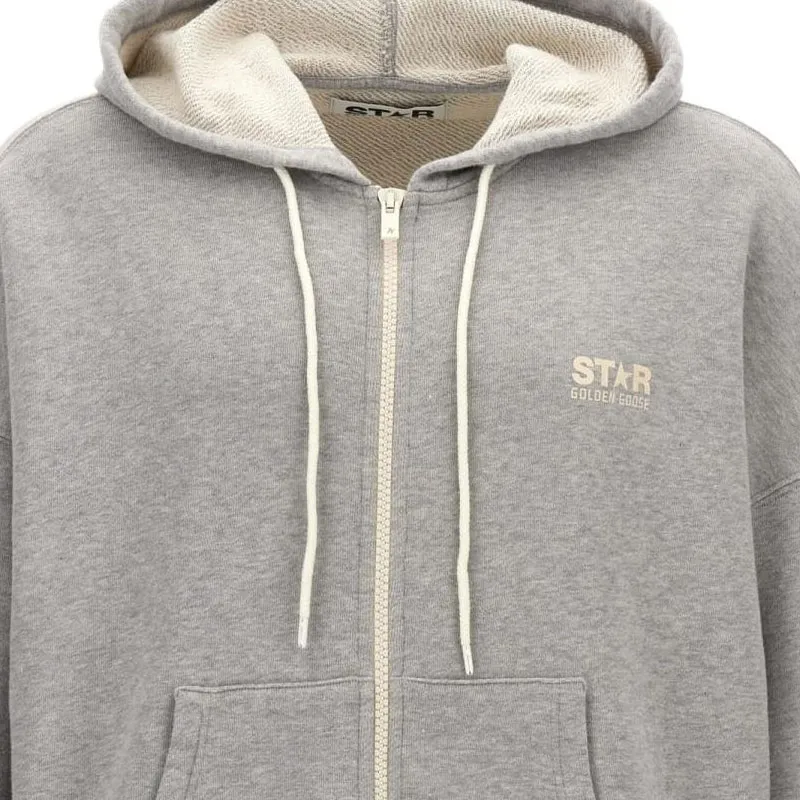 Golden Goose Deluxe Brand Michael Zip Up Drawstring Hoodie-2