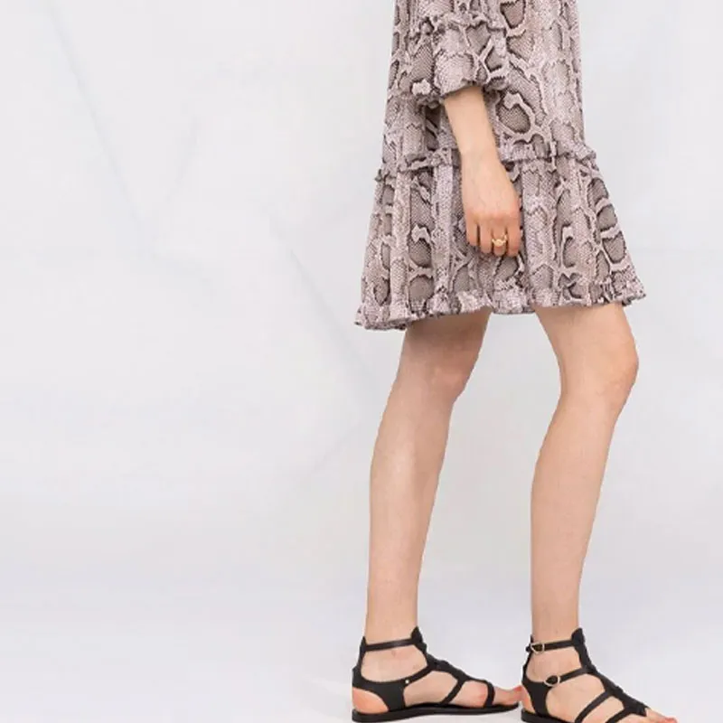 MICHAEL KORS Long Sleeved Dresses Women's Light Umber-5